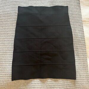 BCBG Black Bandage Mini Skirt